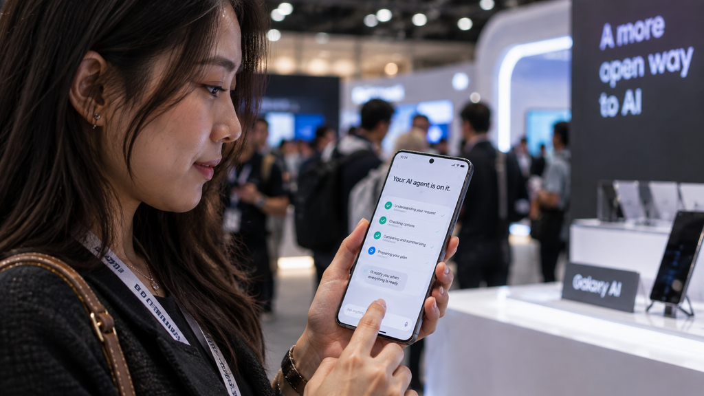 Snapdragon Summit 2026: Rilis Dua Chip Flagship 2nm 5 Demonstrasi interaksi asisten berbasis AI agentic pada ponsel pintar uji coba Snapdragon Summit 2026.